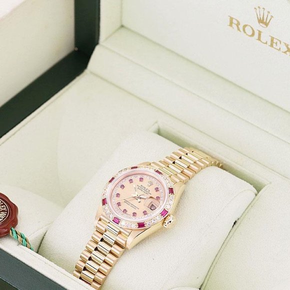 Sale! Rolex Ruby Diamond Dial w/ Factory Box! - Picture 1 of 9